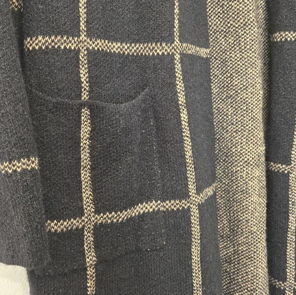 NWOT Windowpane Open Sweater Size Medium - Picture 4 of 6